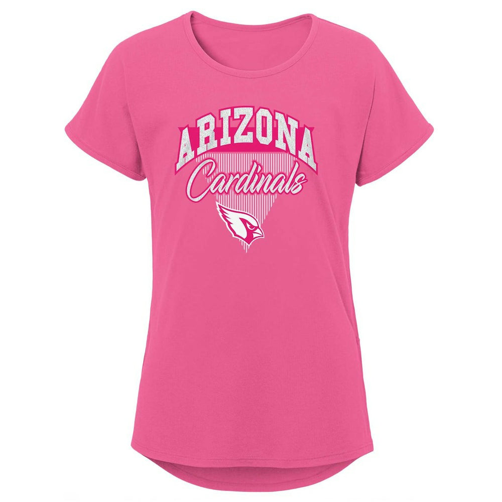 Arizona Cardinals Girls Youth Playtime Dolman T-Shirt