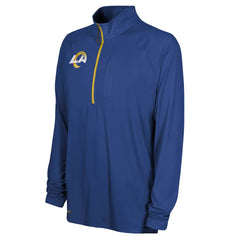 Los Angeles Rams Combine Authentic Raglan Quarter-Zip Top