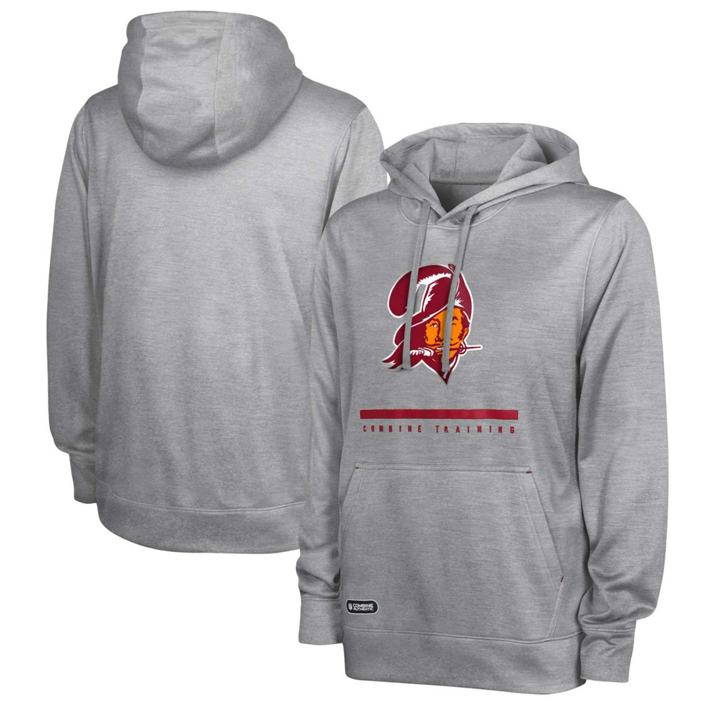 Tampa Bay Buccaneers Grid Drill Streak Fleece Pullover Hoodie