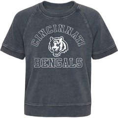 Cincinnati Bengals Girls Juniors Cheer Squad Raglan T-Shirt
