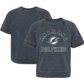 Miami Dolphins Girls Juniors Cheer Squad Raglan T-Shirt