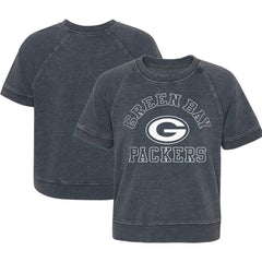 Green Bay Packers Girls Juniors Cheer Squad Raglan T-Shirt