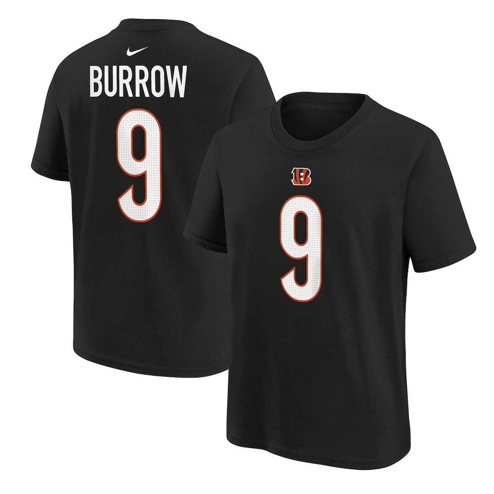 Cincinnati Bengals Nike Joe Burrow Youth Player Name & Number T-Shirt