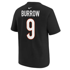 Cincinnati Bengals Nike Joe Burrow Youth Player Name & Number T-Shirt