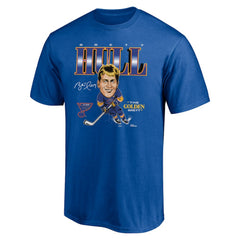 Brett Hull St. Louis Blues Player Caricature T-Shirt Sale
