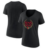 Ottawa Senators Women's Shout Out V-Neck T-Shirt Sale