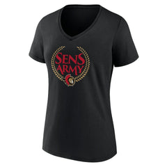 Ottawa Senators Women's Shout Out V-Neck T-Shirt Sale