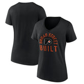 Philadelphia Flyers Women's Shout Out V-Neck T-Shirt On Sale