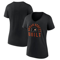 Philadelphia Flyers Women's Shout Out V-Neck T-Shirt On Sale