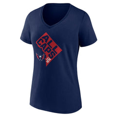 Washington Capitals Women's Shout Out V-Neck T-Shirt Sale