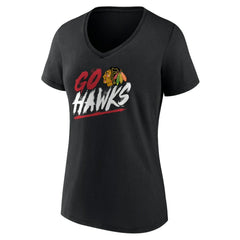Chicago Blackhawks Women's Proclamation V-Neck T-Shirt Online