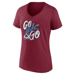 Colorado Avalanche Women's Proclamation V-Neck T-Shirt For Sale
