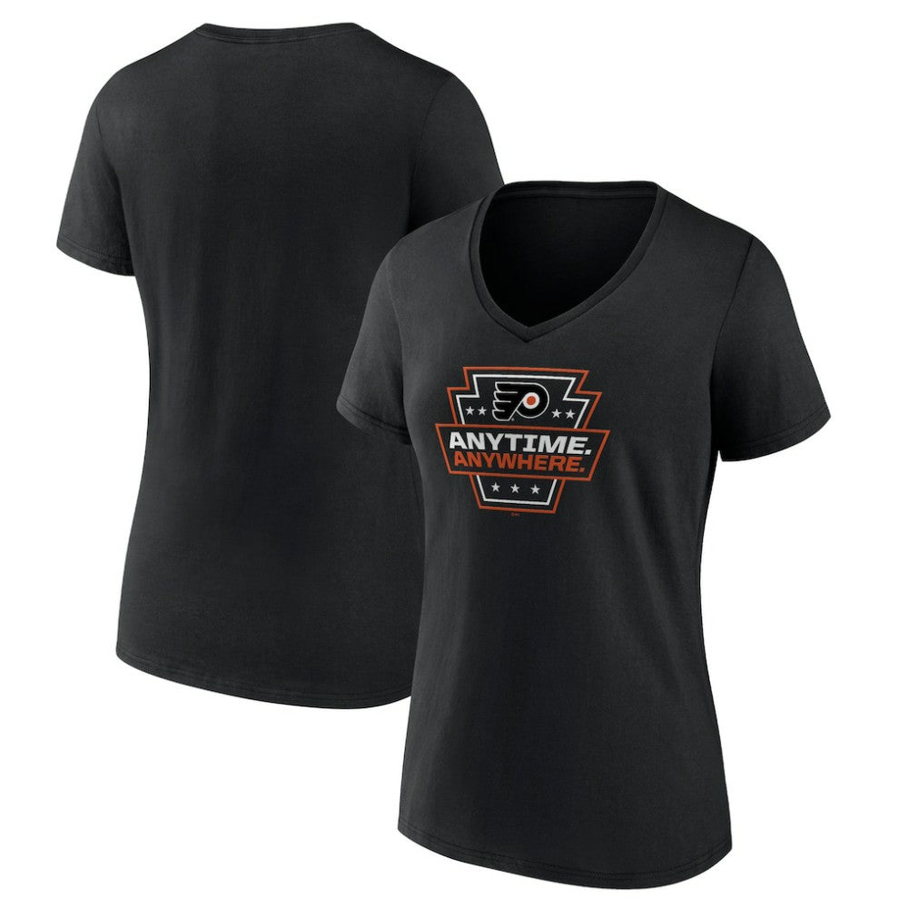 Philadelphia Flyers Women's Proclamation V-Neck T-Shirt Discount