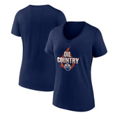 Edmonton Oilers Women's Represent V-Neck T-Shirt Online