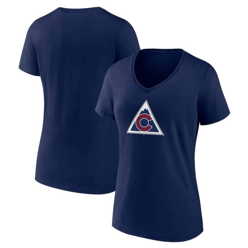Colorado Avalanche Women's Alternate Logo V-Neck T-Shirt Discount