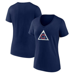 Colorado Avalanche Women's Alternate Logo V-Neck T-Shirt Discount
