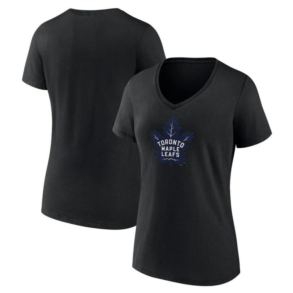 Toronto Maple Leafs Women's Alternate Logo V-Neck T-Shirt Outlet