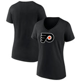 Philadelphia Flyers Women's Alternate Logo V-Neck T-Shirt Discount