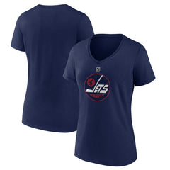 Winnipeg Jets Women's Alternate Logo V-Neck T-Shirt Online