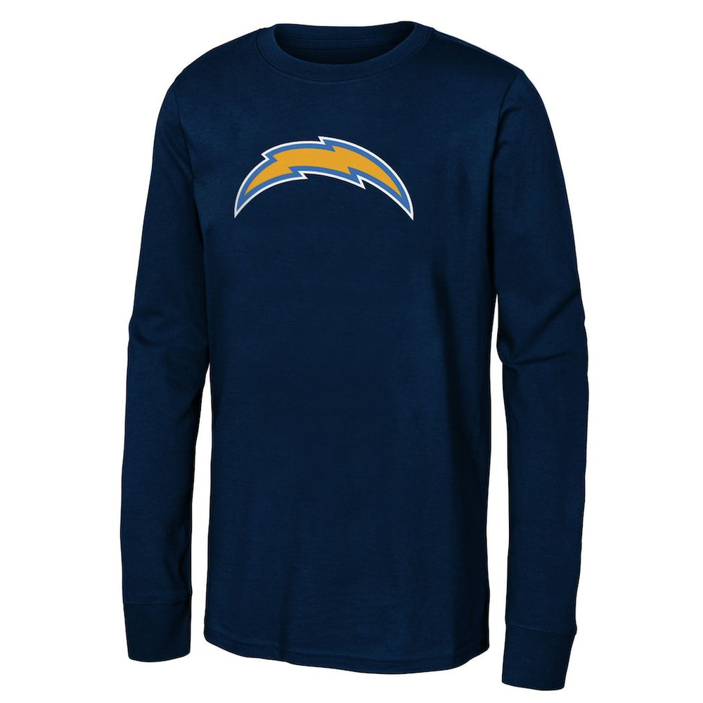 Los Angeles Chargers Youth Primary Logo Long Sleeve T-Shirt