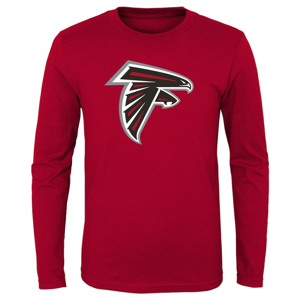Atlanta Falcons Youth Primary Logo Long Sleeve T-Shirt