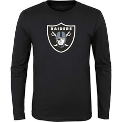 Las Vegas Raiders Youth Primary Logo Long Sleeve T-Shirt
