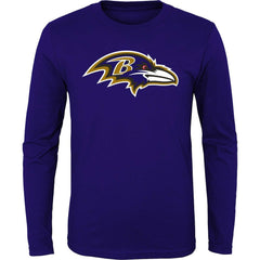 Baltimore Ravens Youth Primary Logo Long Sleeve T-Shirt