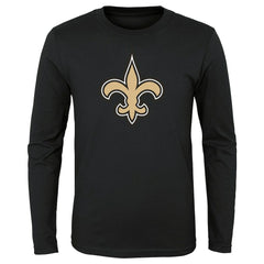 New Orleans Saints Youth Primary Logo Long Sleeve T-Shirt