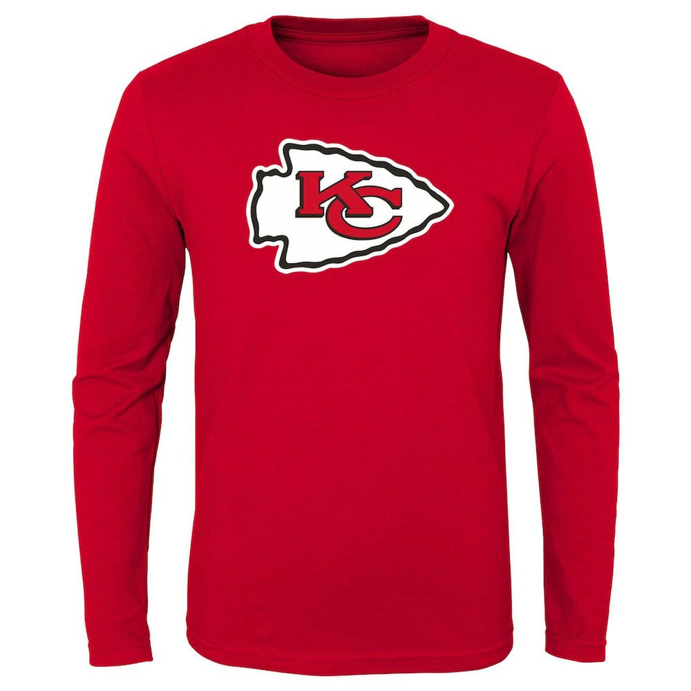 Kansas City Chiefs Preschool Primary Logo Long Sleeve T-Shirt