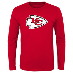 Kansas City Chiefs Preschool Primary Logo Long Sleeve T-Shirt