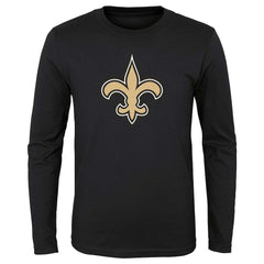 New Orleans Saints Preschool Primary Logo Long Sleeve T-Shirt