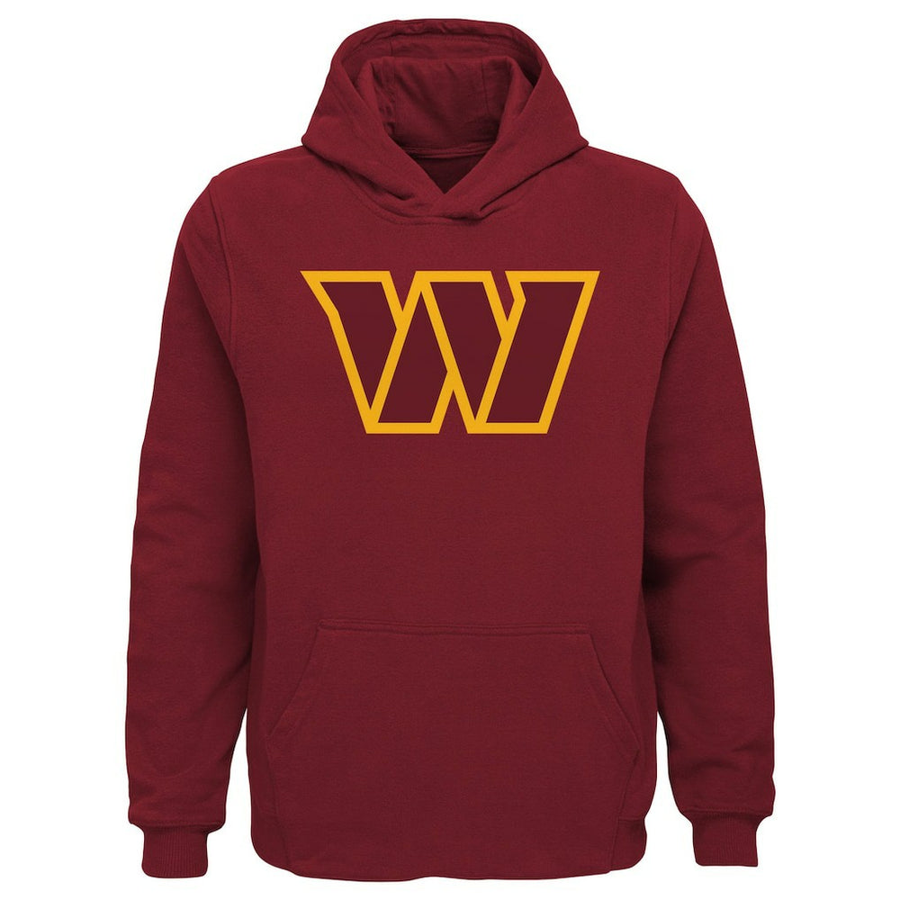 Washington Commanders Youth Team Logo Pullover Hoodie
