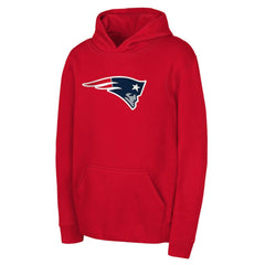 New England Patriots Youth Team Logo Pullover Hoodie