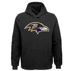 Baltimore Ravens Youth Team Logo Pullover Hoodie