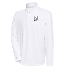 Tampa Bay Lightning Antigua Special Edition 2.0 Tribute Quarter-Zip Pullover Top Sale