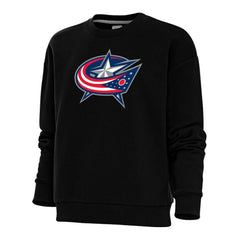 Columbus Blue Jackets Antigua Women's Special Edition 2.0 Victory Crewneck Pullover Sweatshirt Sale