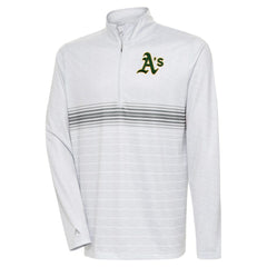 Athletics Antigua Bullseye Quarter-Zip Pullover Top | MLB Discount
