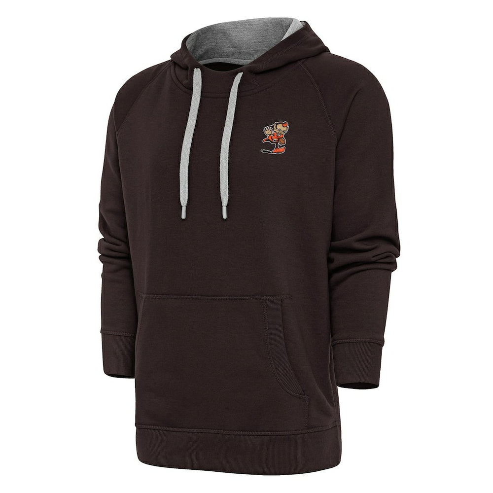 Cleveland Browns Antigua Team Logo Victory Pullover Hoodie
