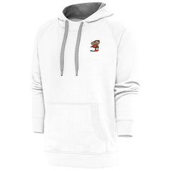 Cleveland Browns Antigua Team Logo Victory Pullover Hoodie