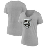 Los Angeles Kings Women's Primary Logo Team V-Neck T-Shirt Outlet