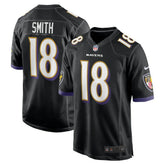 Baltimore Ravens Nike Roquan Smith Alternate Game Jersey