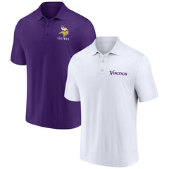Minnesota Vikings Fanatics Lockup Two-Pack Polo Set