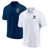 Chicago Bears Fanatics Throwback Two-Pack Polo Set