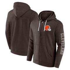 Cleveland Browns Fanatics Offensive Lineup Hoodie Full-Zip Hoodie