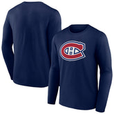 Montreal Canadiens Primary Logo Team Long Sleeve T-Shirt On Sale