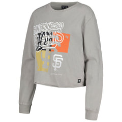 San Francisco Giants The Wild Collective Women's Cropped Long Sleeve T-Shirt | MLB US