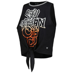 San Francisco Giants The Wild Collective Women's Twisted Tie Front Tank Top | MLB On Sale