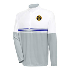 Denver Nuggets Antigua Bender Quarter-Zip Pullover Top sale Discount