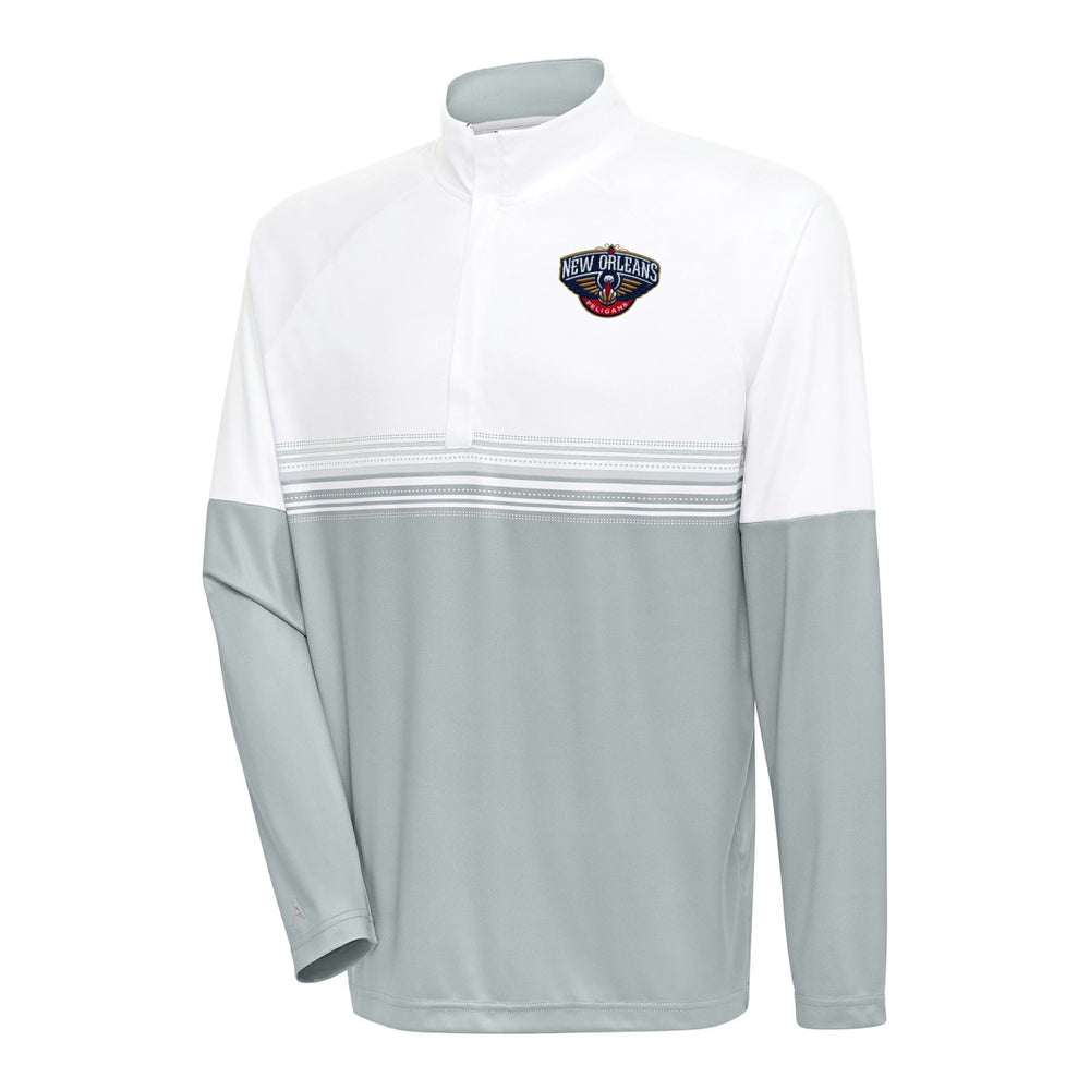 New Orleans Pelicans Antigua Bender Quarter-Zip Pullover Top Outlet
