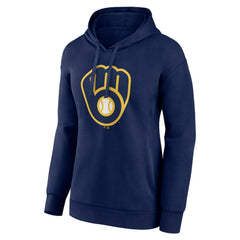 Milwaukee Brewers Women's Core Logo Pullover Hoodie | MLB Sale
